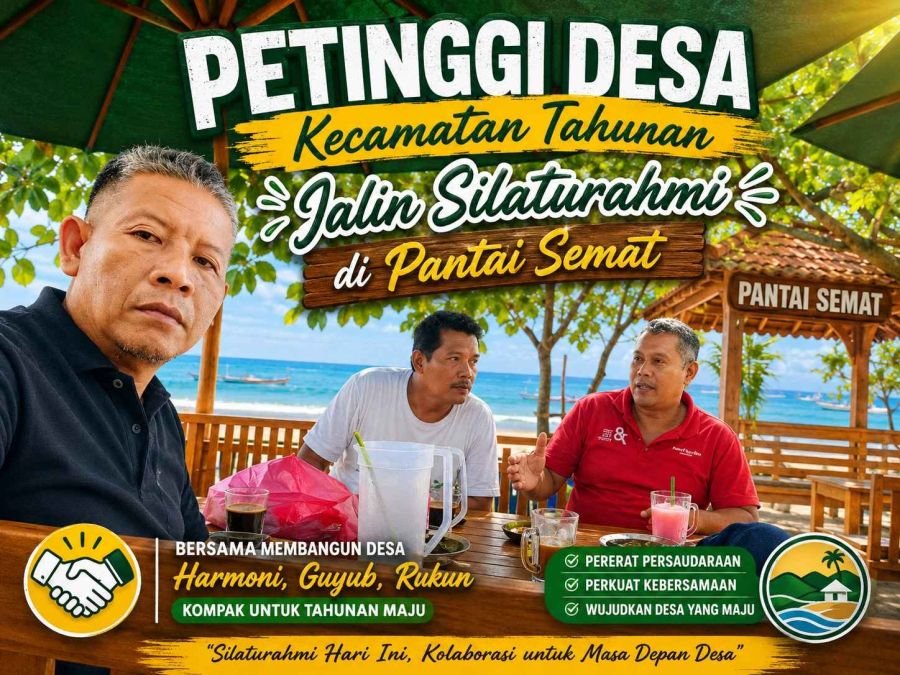 8 Petinggi Desa di Kecamatan Tahunan Menjalin Tali Silaturahmi Sambil Makan Pindang Srani