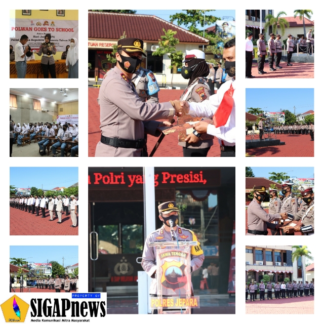 9 Personel Polres Jepara Terima Penghargaan