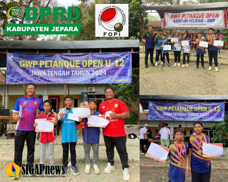 Agus Sutisna Apresiasi Prestasi FOPI Jepara di GWP Petanque Open Tingkat Jawa Tengah