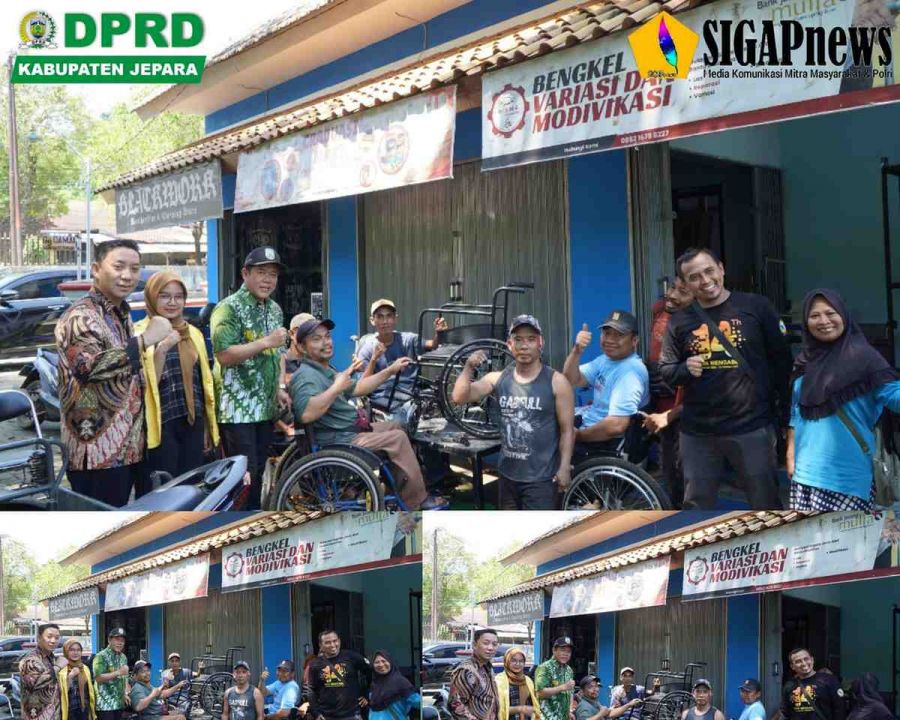 Agus Sutisna Resmikan Bengkel Disabilitas serta Siap Membantu dan Mengembangkan