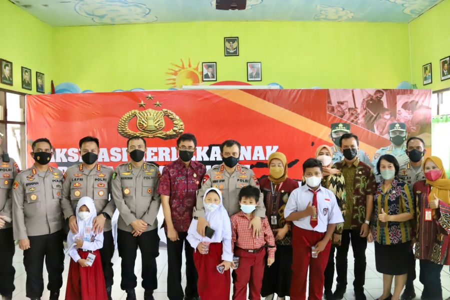 Akselerasi Program Vaksinasi Merdeka Anak Bersama Polda Jateng