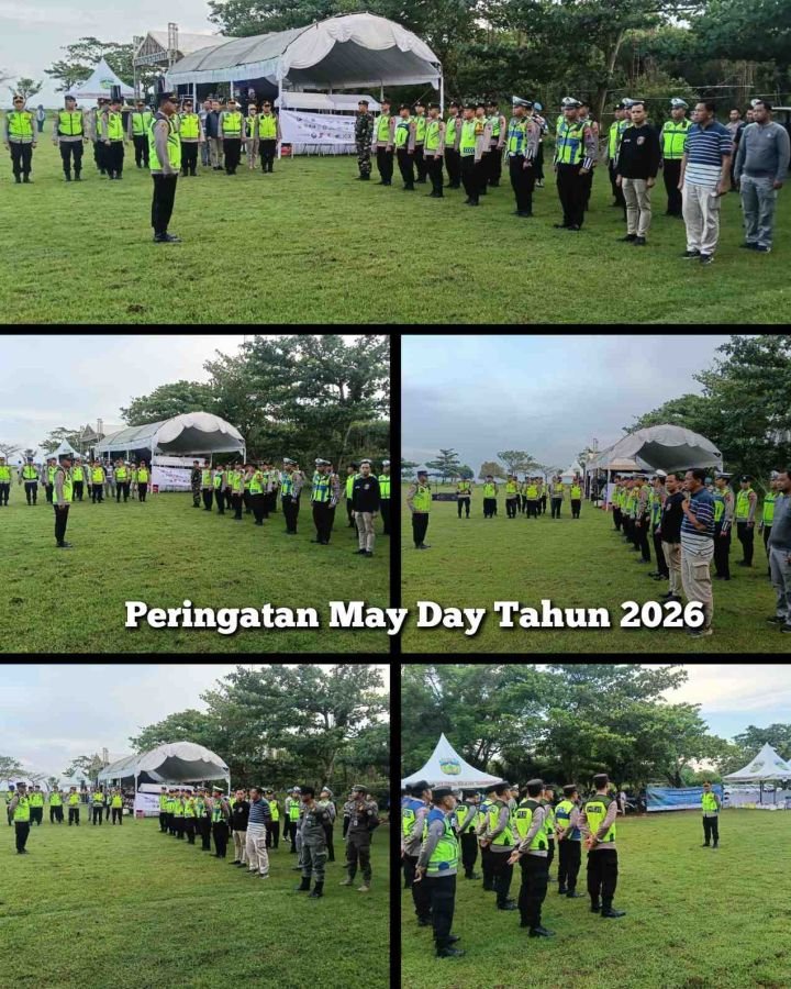Amankan Peringatan May Day 2026, Polres Jepara Siagakan Personel Gabungan di Lapangan Bandengan