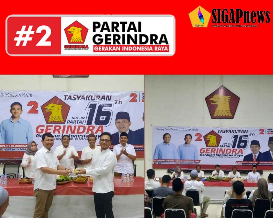 Anggota DPRD Jepara Fraksi Gerindra Ramaikan Tasyakuran Perayaan HUT ke-16 Partai Gerindra