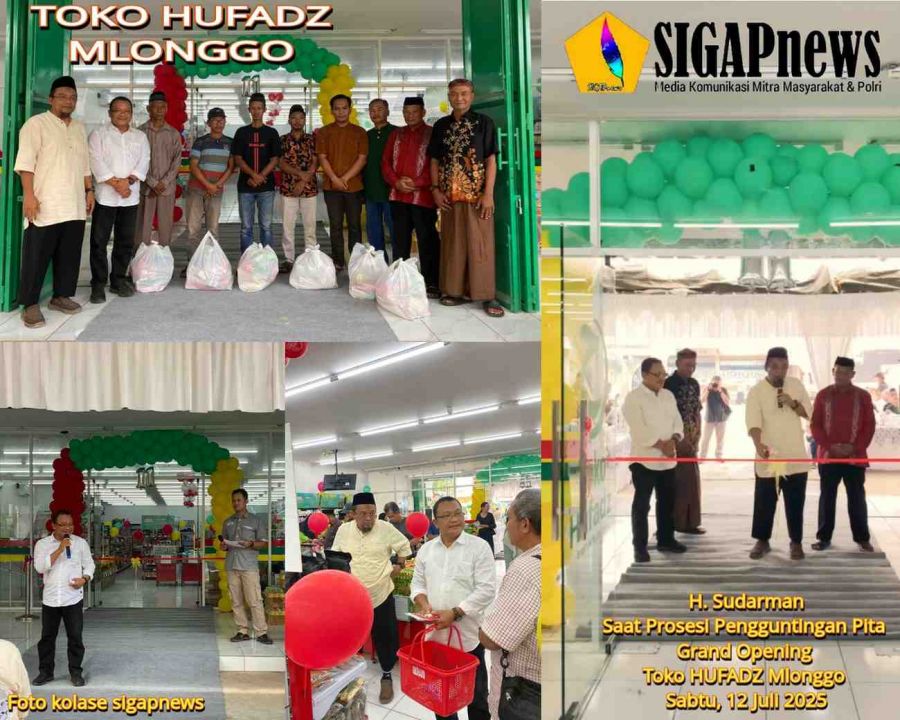 Apresiasi Dukungan UMKM dan Penyerapan Tenaga Kerja saat Grand Opening Toko HUFADZ Mlonggo