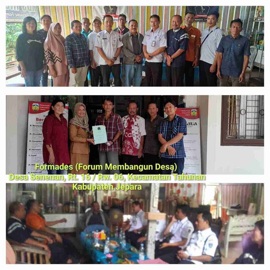 Bakesbangpol Jepara Datangi Kantor Sekretariat Forum Membangun Desa (Formades)