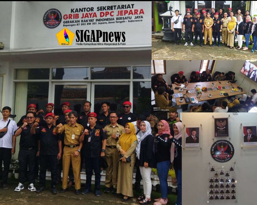Bakesbangpol Kunjungi Kantor Sekretariat DPC GRIB Jaya Jepara