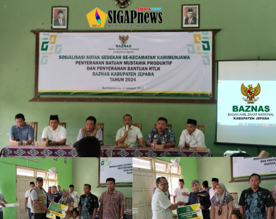 Baznas Jepara Diawal Tahun Salurkan Bantuan RTLH dan Zakat Produktif Bagi Mustahik di Karimunjawa 