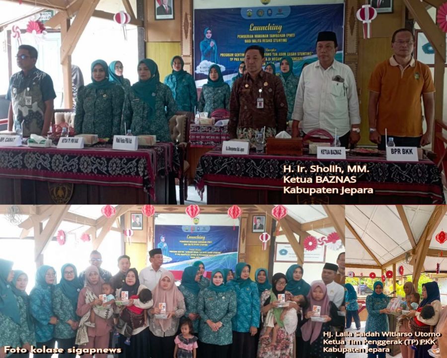 BAZNAS Jepara Hadiri Acara TP-PKK dalam Launching Program Genting PMT