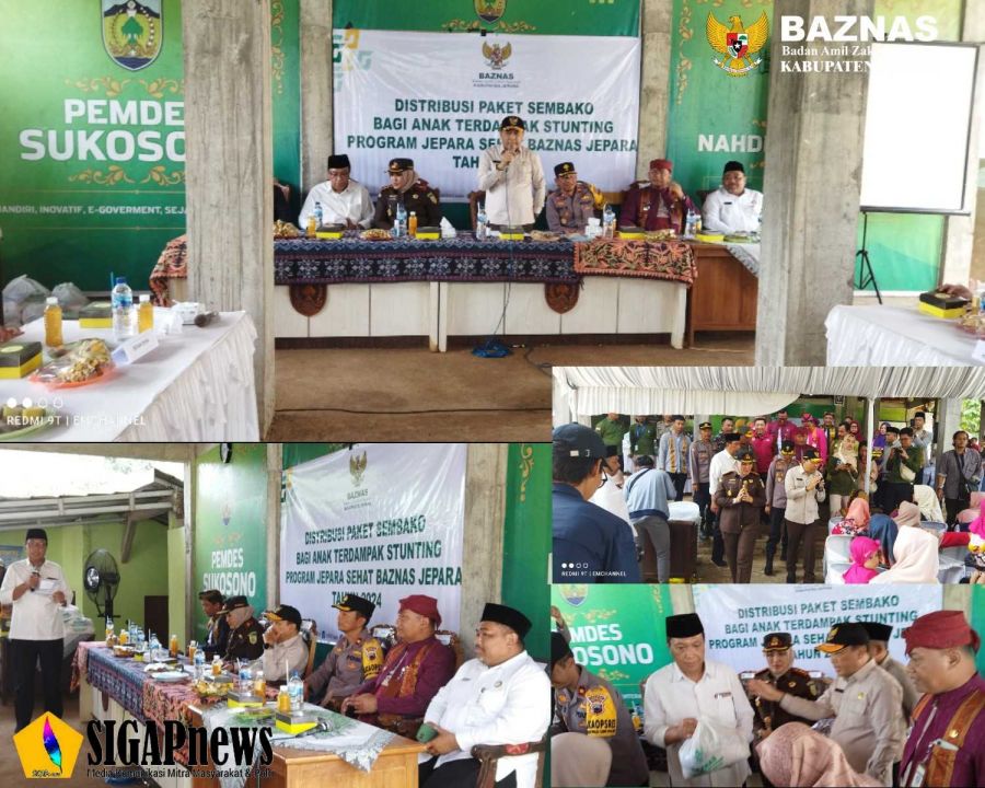 Baznas Jepara Peduli Stunting dengan Bagikan Paket Sembako