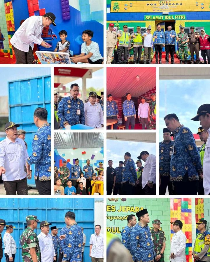 Bersama Forkopimda Ketua DPRD Jepara Pantau Pasar dan Pos Pengamanan Jelang Lebaran 2026