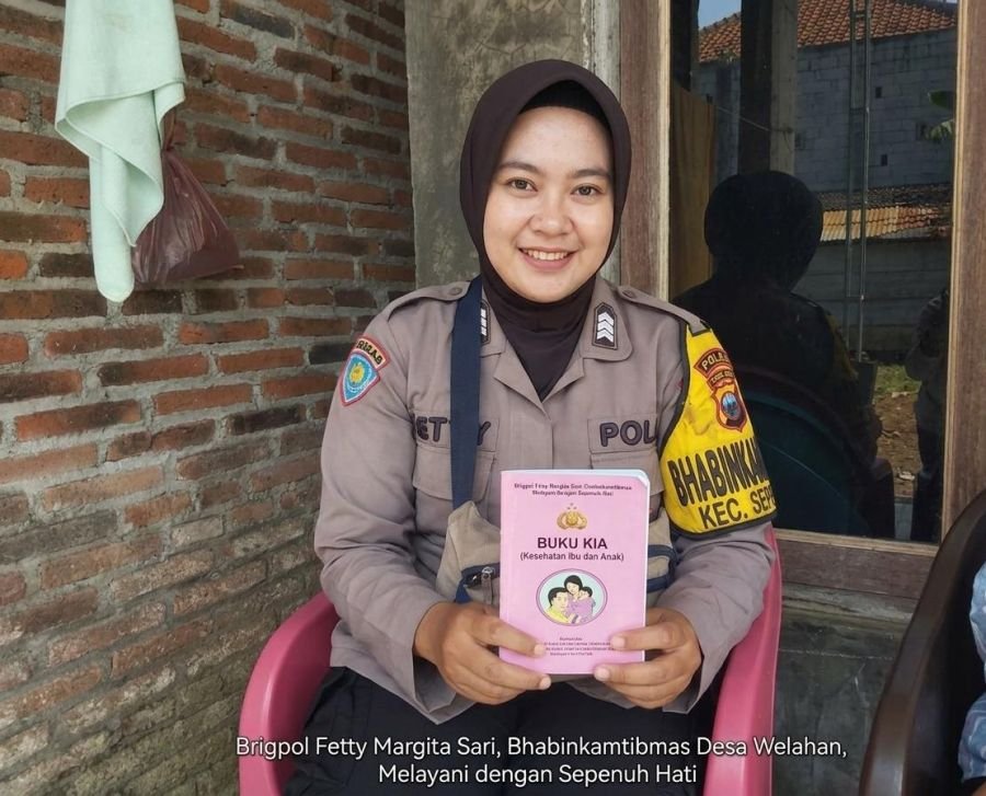 Bhabinkamtibmas Desa Welahan Dampingi Kader Pantau Tumbuh Kembang Balita hingga Bumil