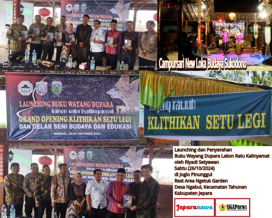 Buku Wayang Dupara Lakon Ratu Kalinyamat Resmi Diluncurkan di Jepara
