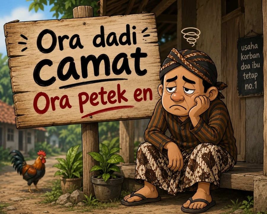 Camat Tahunan Siap Kalau Dicopot, Aku Ora 