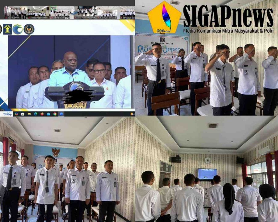 Di Lingkungan Kementerian Koordinator Bidang Hukum, HAM, Imigrasi dan Pemasyarakatan Secara Virtual