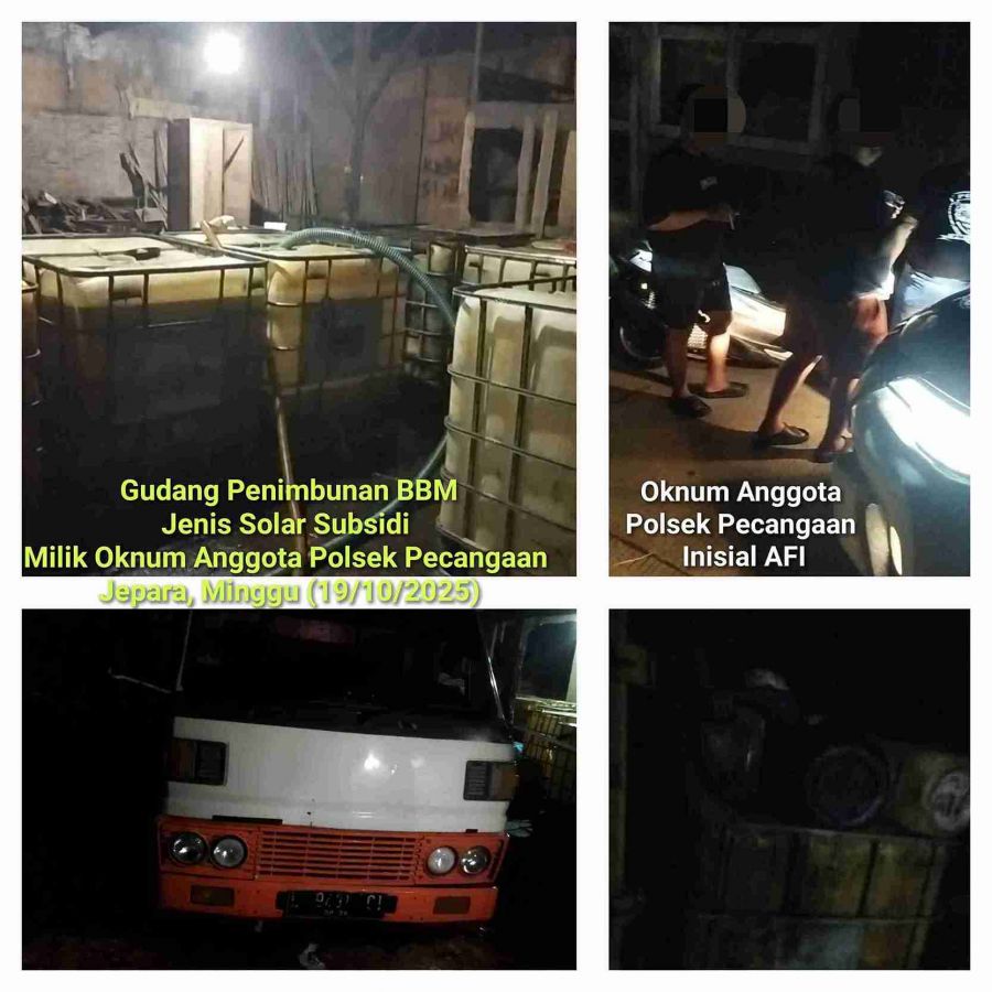 Diduga Milik Oknum Anggota Polsek Pecangaan oleh Warga Masyarakat Didampingi APH