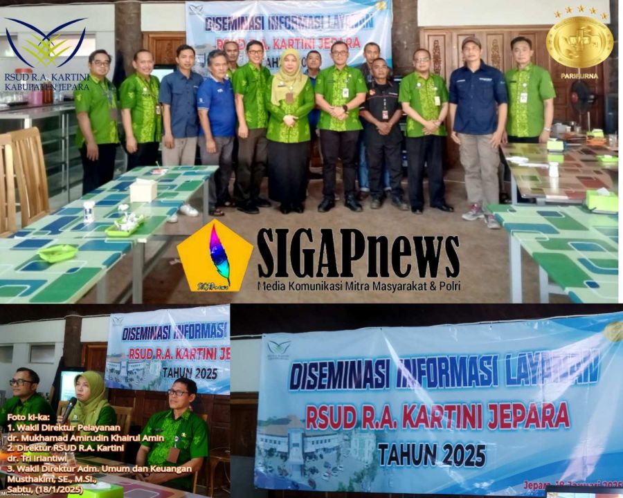 Diseminasi Informasi Layanan RSUD R.A. Kartini Jepara Tahun 2025 bersama Insan Pers