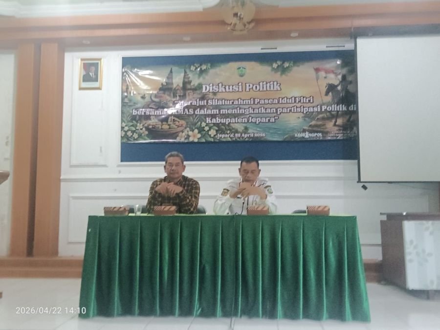 Diskusi Politik: Merajut Silaturahmi Pasca Idulfitri Bersama Ormas dan Kesbangpol Jepara