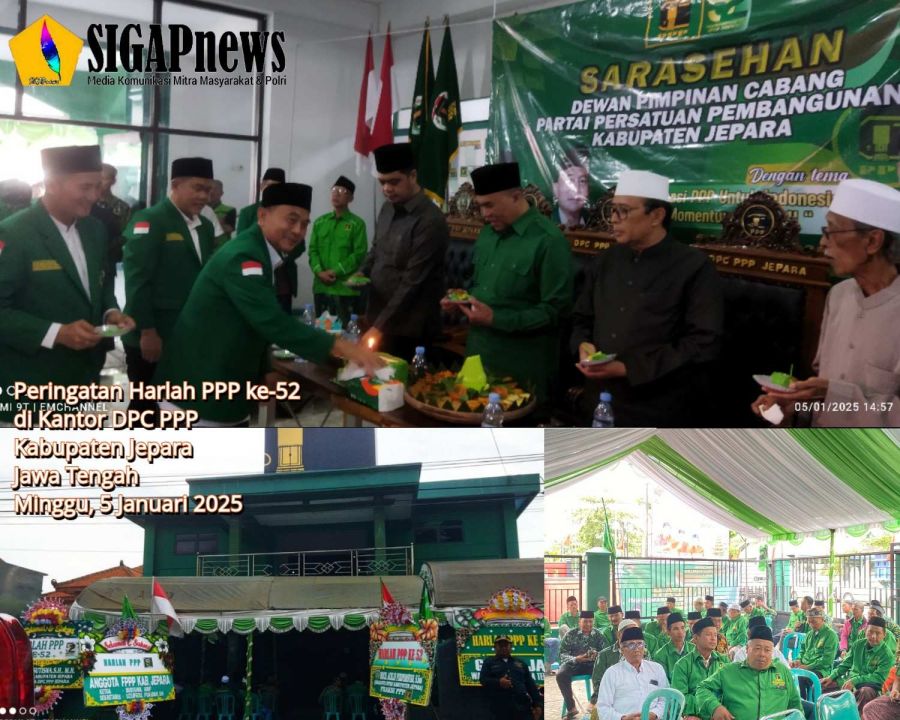 DPC PPP Jepara Gelar Peringatan Harlah PPP ke-52 dengan Tema Transformasi PPP Untuk Indonesia