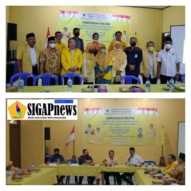 DPD Partai Golkar Jepara Berperan Aktif Menjaga Suasana Kondusif di Jepara