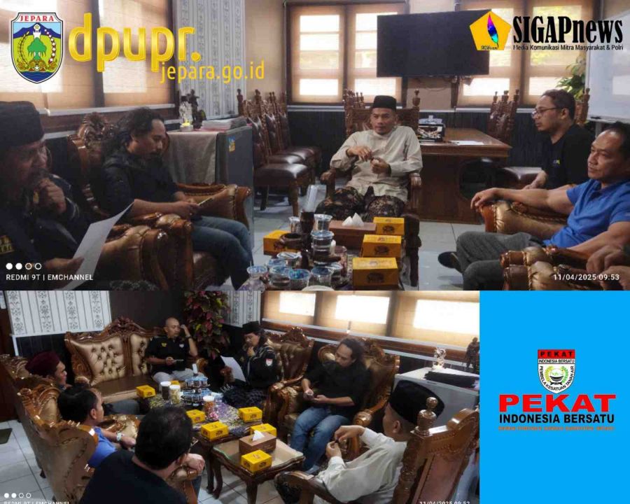 DPD PEKAT IB Jepara Mempertanyakan Proses Klinik Jalan oleh DPUPR saat Audiensi 
