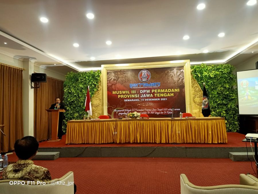 Drs. YA, Pedi Hendriadi Terpilih Menjadi Ketua Dalam Muswil III DPW Permadani Jawa Tengah