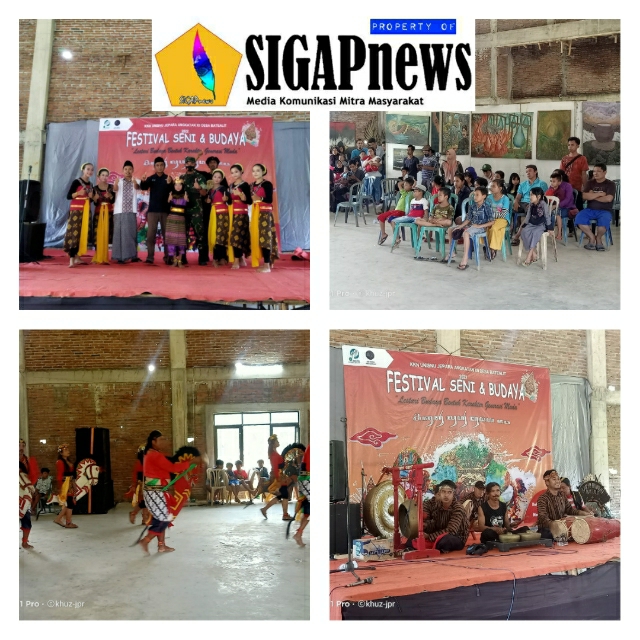 Festival Seni dan Budaya Bersama Tim KKN Unisnu Jepara Angkatan XII di Desa Batealit