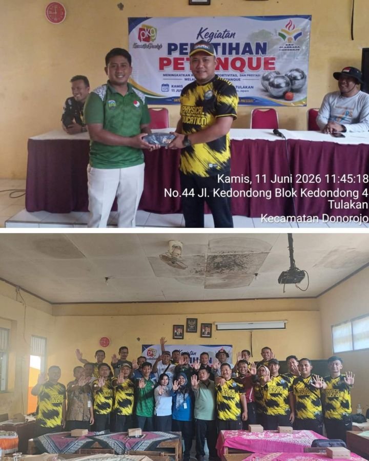 FOPI Jepara Roadshow Bantu Peralatan Petanque ke SDN 7 Tulakan, Siapkan Atlet Sejak Dini