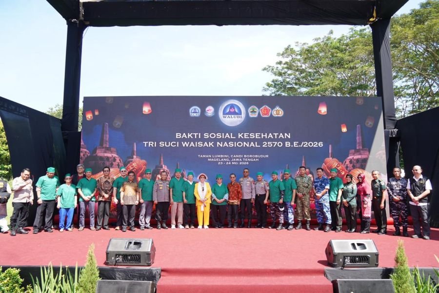Gelar Bakti Sosial Kesehatan Gratis di Kawasan Borobudur dalam Rangka Waisak 2026