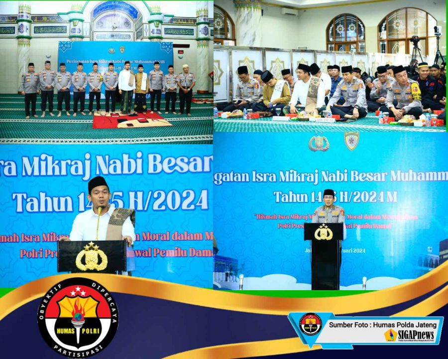 Gelar Isra Mikraj, Personel Bhayangkara Diingatkan Pentingnya Ketakwaan Dalam Bertugas