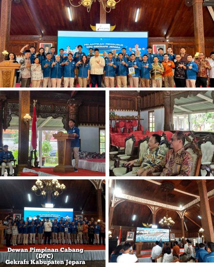 Gus Hajar Lantik Pengurus Gekrafs Jepara: Dorong Kreativitas dan Inovasi sebagai Identitas Daerah