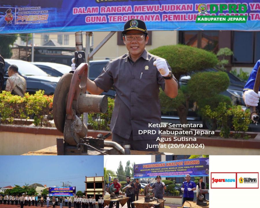 Hadiri Deklarasi Jateng Menuju Zero Knalpot Brong, Agus Sutisna Ajak Masyarakat Patuh