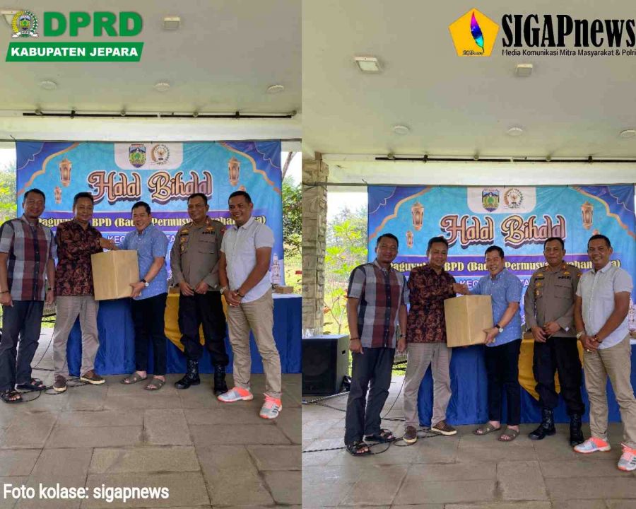 Hadiri Halal Bihalal BPD Se-Kecamatan Tahunan, Agus Sutisna Ajak Sinergi Membangun Jepara