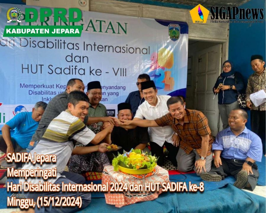 Hadiri HUT Sadifa ke-8, Ketua DPRD Jepara Siap Dukung Program Kegiatan Difabel