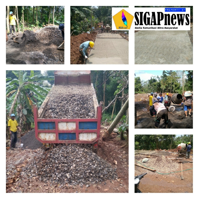 Hartoyo Mengawasi Langsung Proses Pembangunan Jalan Usaha Tani (JUT) di Desa Bungu