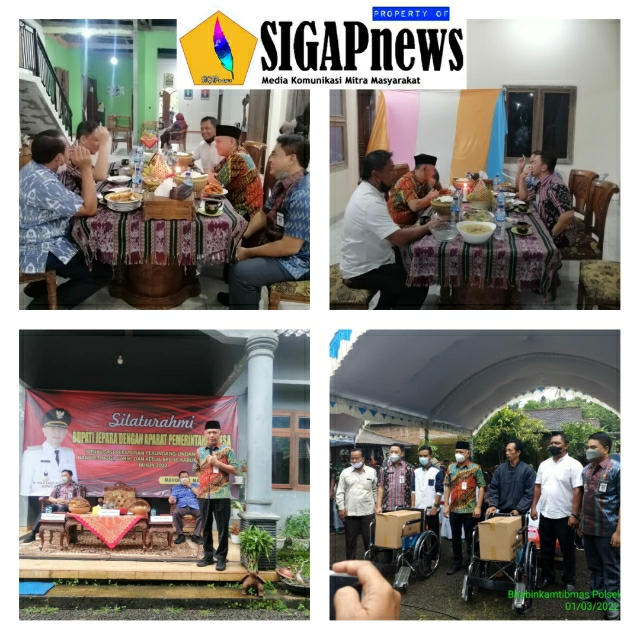 Hartoyo Petinggi Desa Bungu Sambut Bupati Jepara