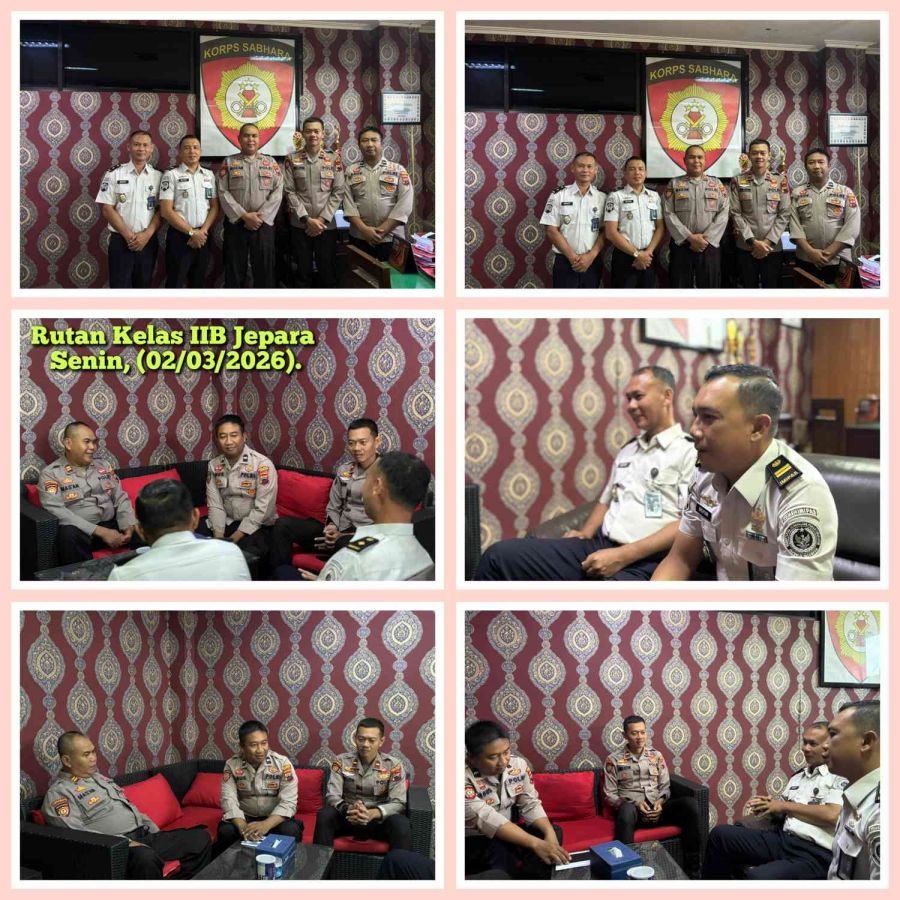 Jelang Hari Raya Idul Fitri, Rutan Kelas IIB Jepara dan Polres Jepara Perkuat Sinergi Pengamanan