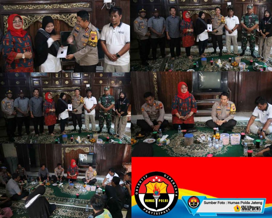 Kapolres dan PJU Polres Klaten Takziah ke Keluarga Petugas Pemilu yang Meninggal Dunia