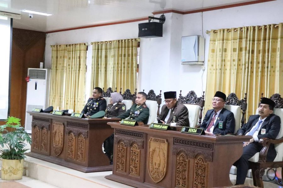 Kapolres Jepara Bersama Forkopimda Hadiri Rapat Paripurna DPRD Kabupaten Jepara