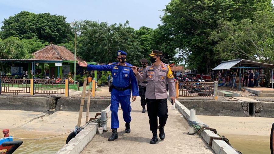 Awal Tahun 2022, Kapolres Jepara Tinjau Penerapan Prokes Obyek Wisata dan Vaksinasi