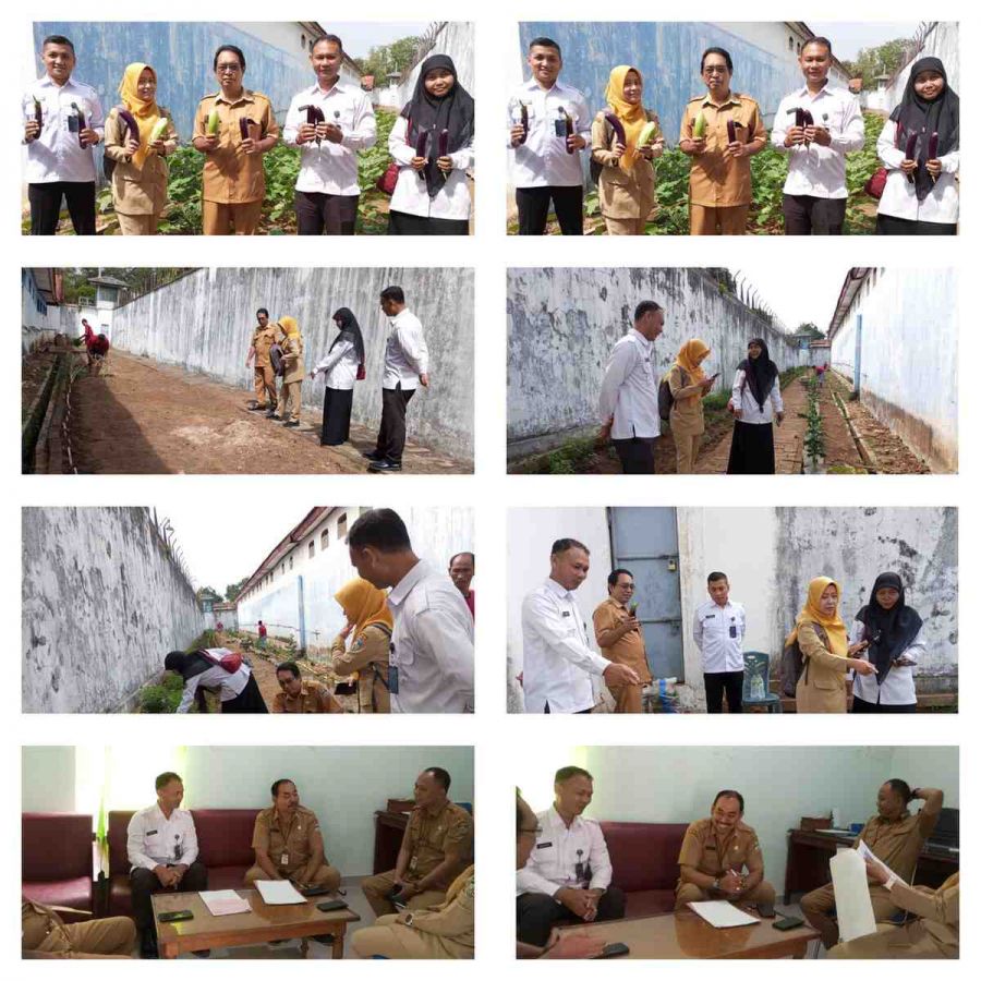 Kepala KPR gandeng Dinas Pertanian Dukung Kemandirian Warga Binaan Lewat Panen Terong