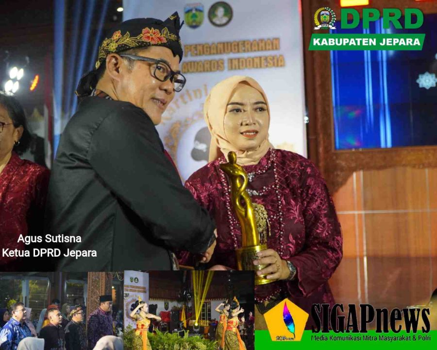 Ketua Bapemperda Jepara Menerima Kartini Award, Ketua DPRD: Inspirasi Bagi Para Legislator Perempuan