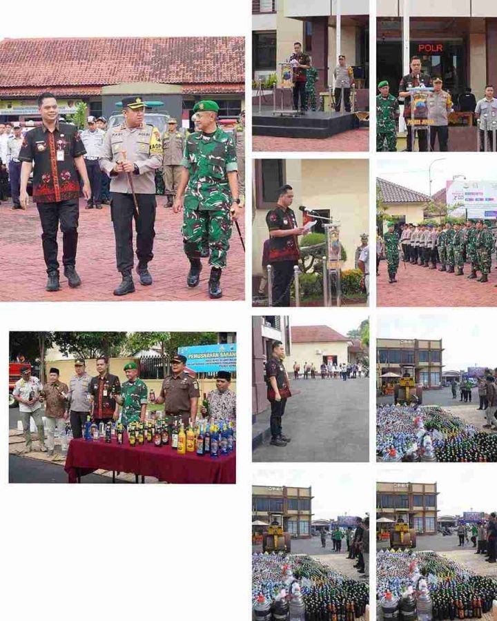 Ketua DPRD Hadiri Pemusnahan Ribuan Botol Miras, Tegaskan Komitmen Berantas Pelanggaran