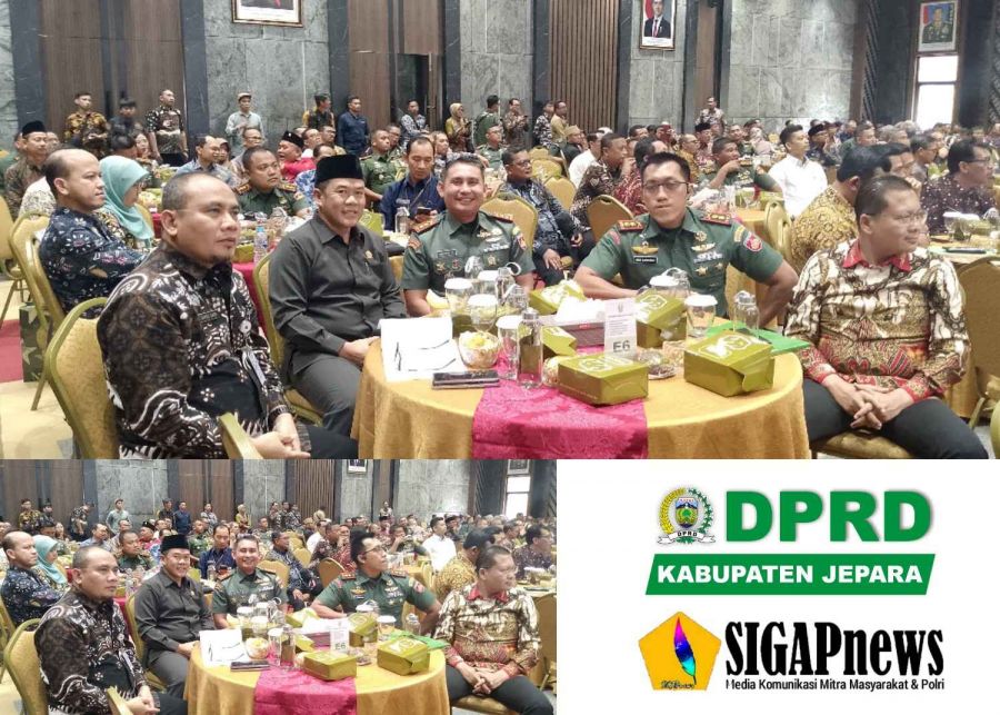 Ketua DPRD Jepara Hadiri Paripurna TMMD di Mabes TNI AD Jakarta