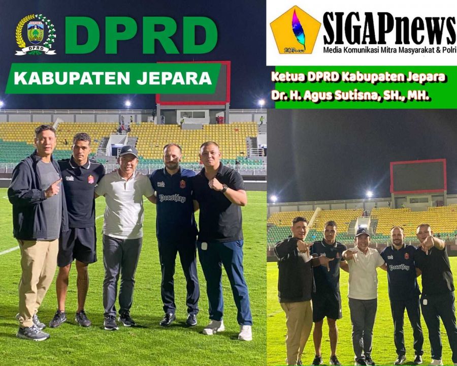 Ketua DPRD Jepara Puji Kegigihan Pemain Persijap