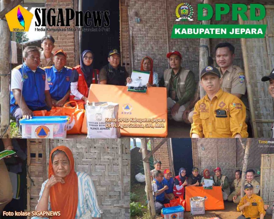 Ketua DPRD Jepara Serahkan Bantuan buat Korban Kebakaran