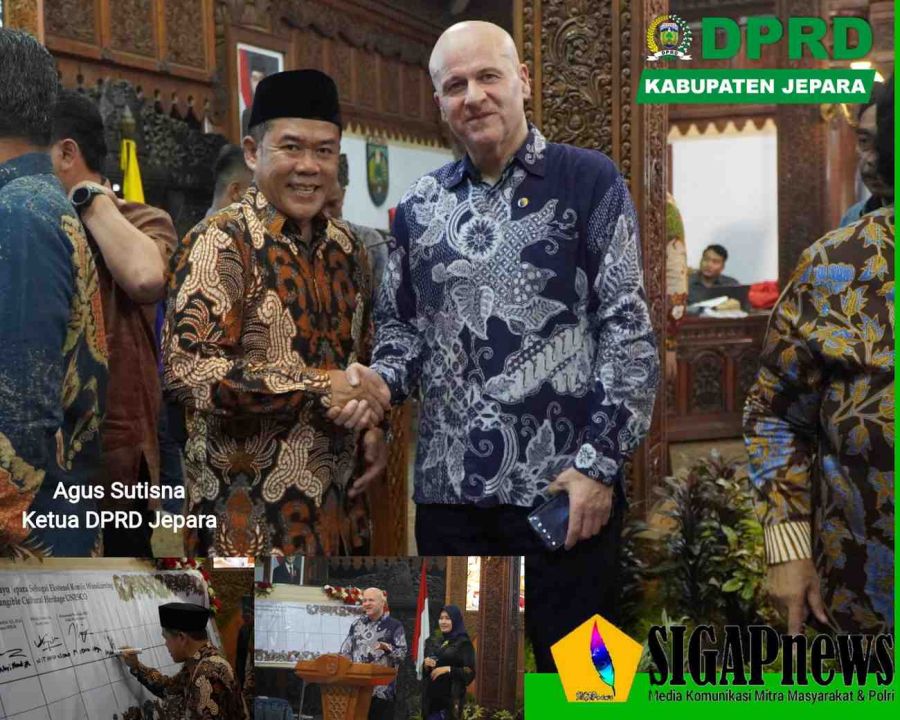 Ketua DPRD Jepara Turut Menandatangani Dukungan Ukir Jepara agar Bisa Diakui UNESCO