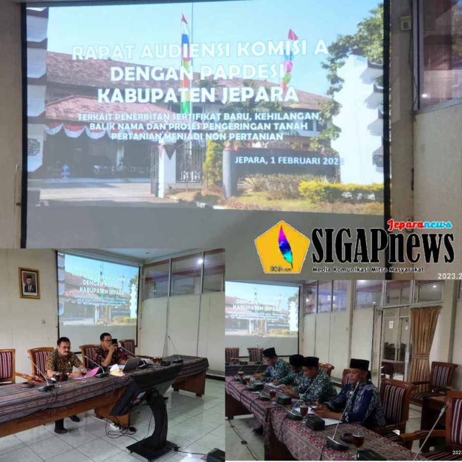 Kinerja ATR/BPN Jepara Dipertanyakan Dalam Acara Audiensi DPC Papdesi di DPRD Jepara