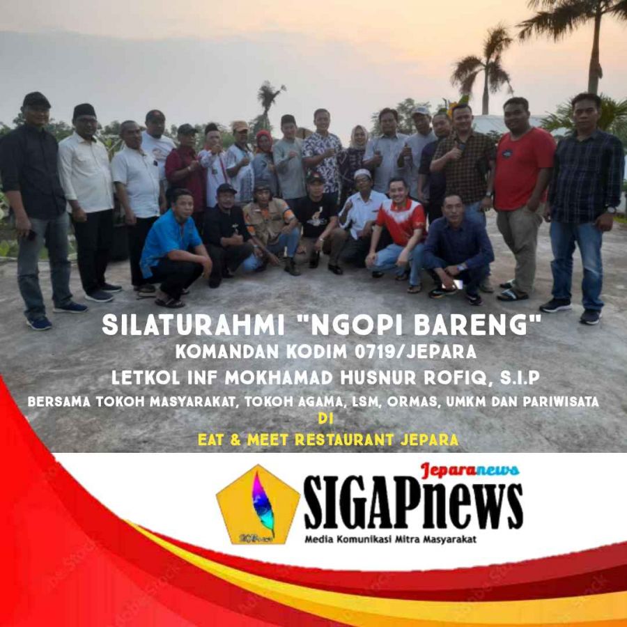 Komandan Kodim 0719/Jepara Gelar Acara Acara Ngopi Bareng