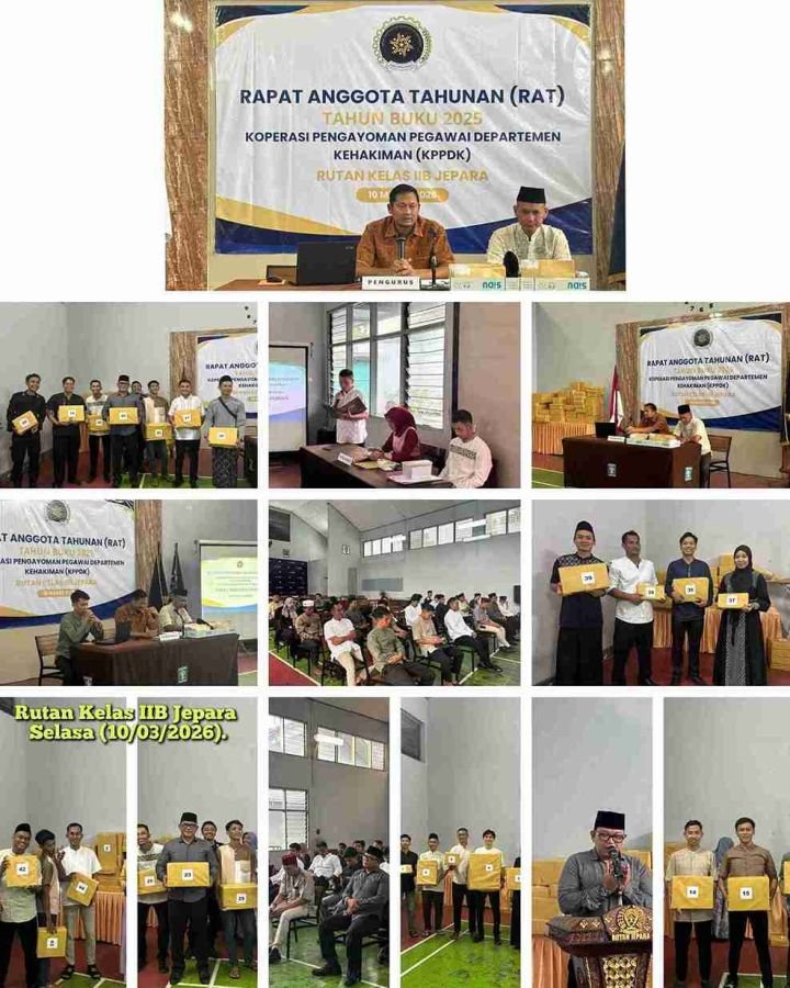 Koperasi Pengayoman Rutan Jepara Laksanakan Rapat Anggota Tahunan sebagai Wujud Transparansi