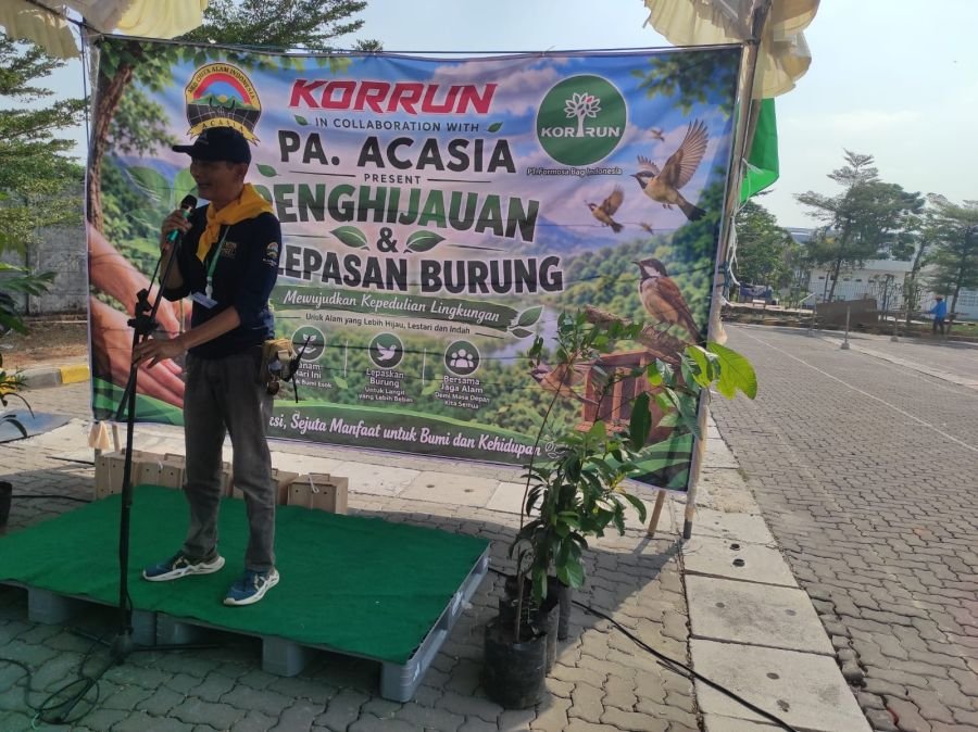 Korrun Group Berkolaborasi dengan PA Acasia Desa Sengonbugel Giat Penghijauan